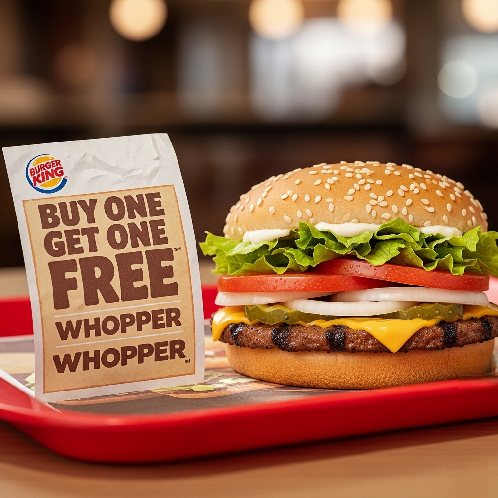 Второй Воппер бесплатно: Полное руководство по купонам и акциям в Burger King Второй Воппер бесплатно: Полное руководство по купонам и акциям в Burger King