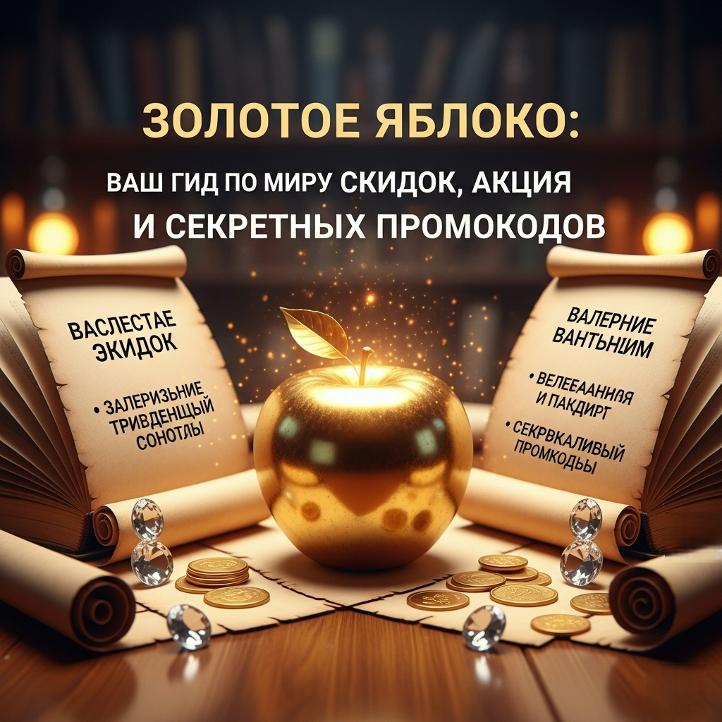 Золотое Яблоко: Ваш Гид по Миру Скидок, Акций и Секретных Промокодов Золотое Яблоко: Ваш Гид по Миру Скидок, Акций и Секретных Промокодов
