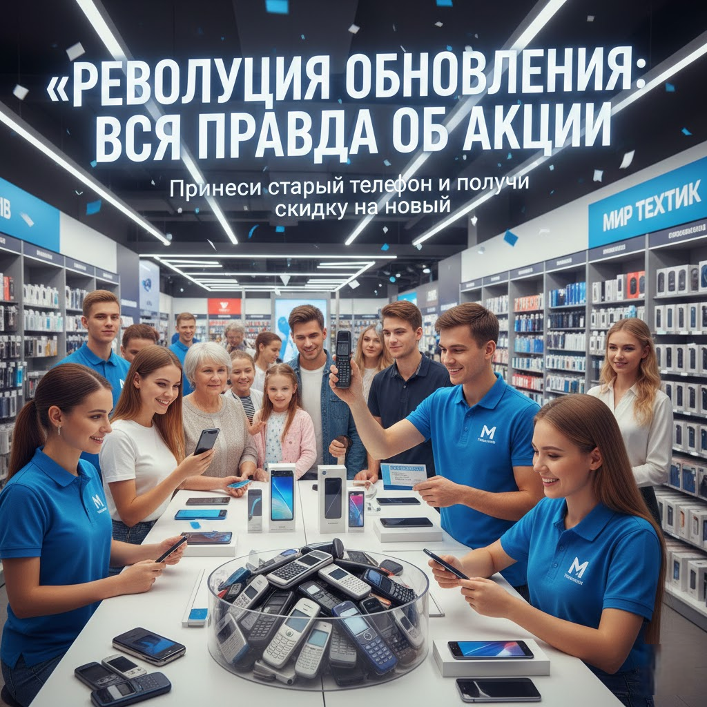 Революция обновления: Вся правда об акции «принеси старый телефон и получи скидку на новый» Революция обновления: Вся правда об акции «принеси старый телефон и получи скидку на новый»