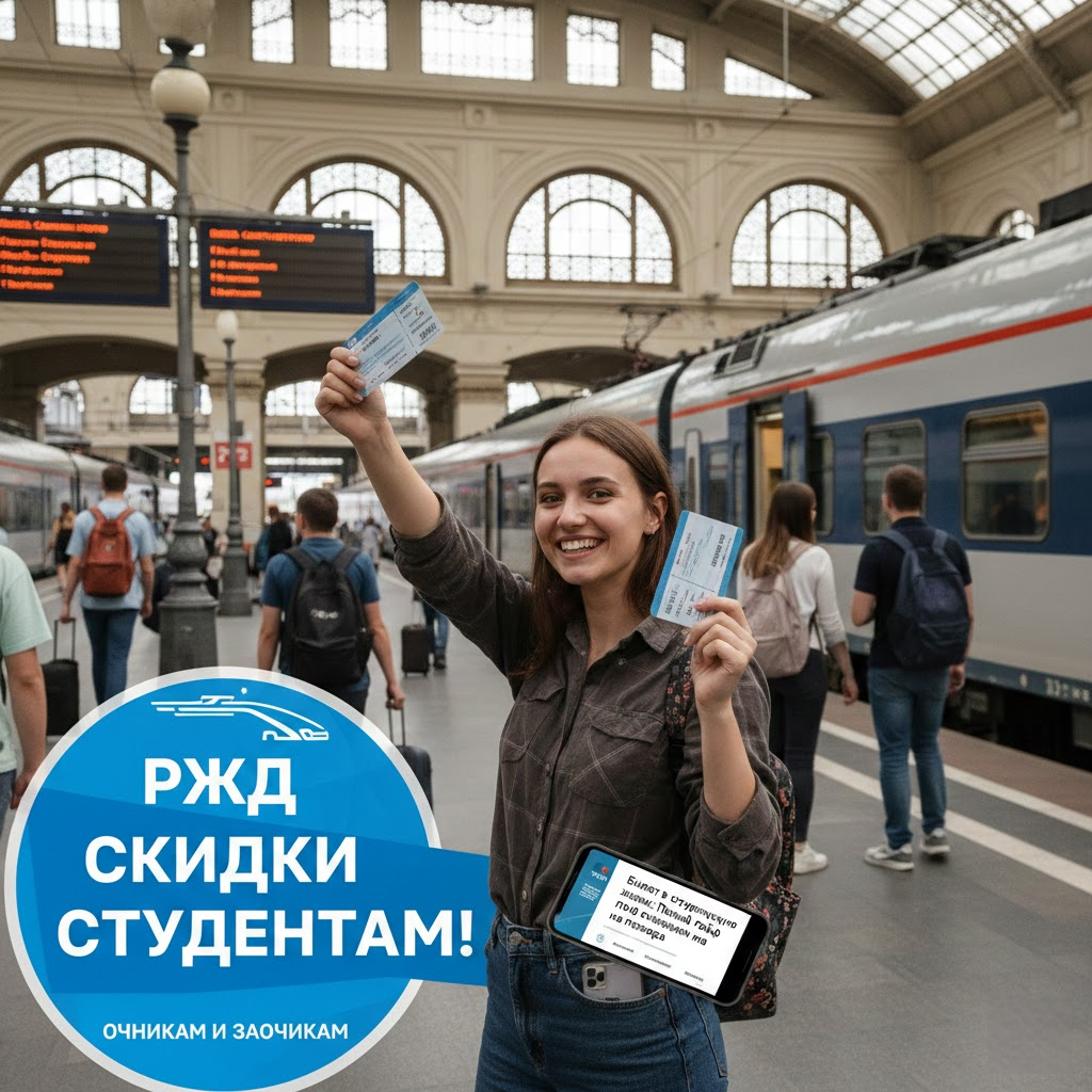 Билет в студенческую жизнь: Полный гайд по скидкам на поезда для очников и заочников